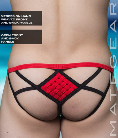 Sexy Men's Swimwear Xpression Mini Swim Bikini - Ran Jin (Hand Weaved Front and Back) - MATEGEAR - Sexy Men's Swimwear, Underwear, Sportswear and Loungewear