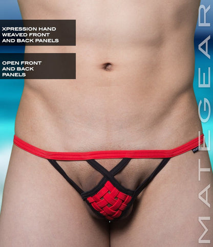 Sexy Men's Swimwear Xpression Mini Swim Bikini - Ran Jin (Hand Weaved Front and Back) - MATEGEAR - Sexy Men's Swimwear, Underwear, Sportswear and Loungewear