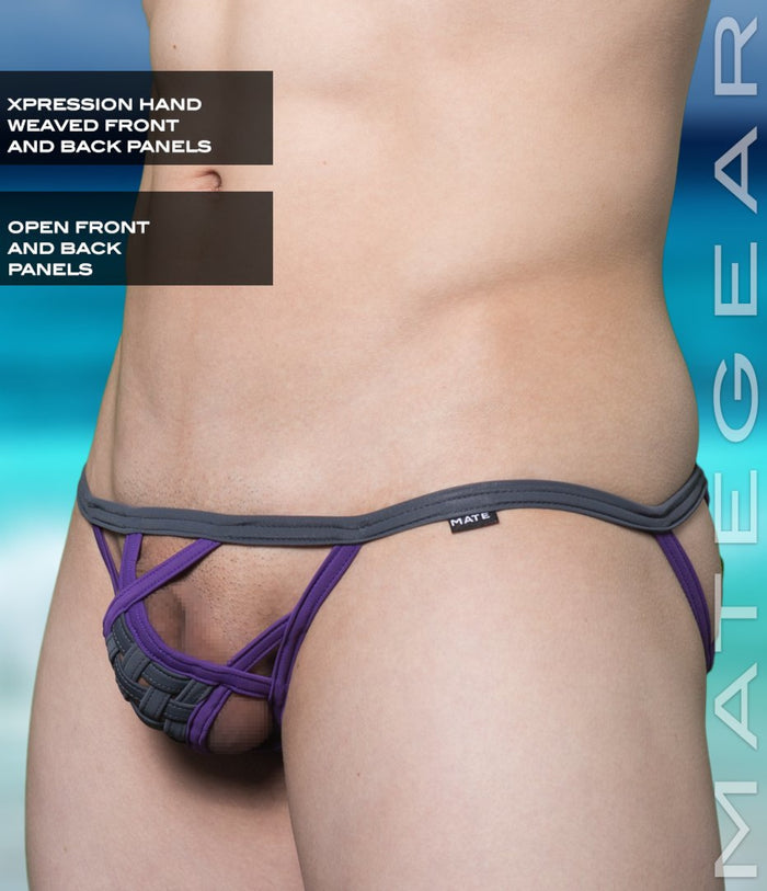Sexy Men's Swimwear Xpression Mini Swim Bikini - Ran Jin (Hand Weaved Front and Back) - MATEGEAR - Sexy Men's Swimwear, Underwear, Sportswear and Loungewear