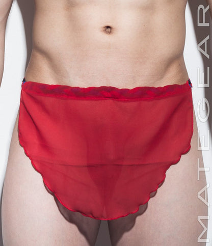 Sexy Men's Underwear Extreme Xpression Bikini - Po Dae (Black/Red/Blue Braided Band) - MATEGEAR - Sexy Men's Swimwear, Underwear, Sportswear and Loungewear
