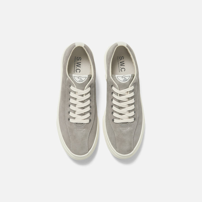 Suede Dellow in grey from Stepney Workers Club blues store www.bluesstore.co