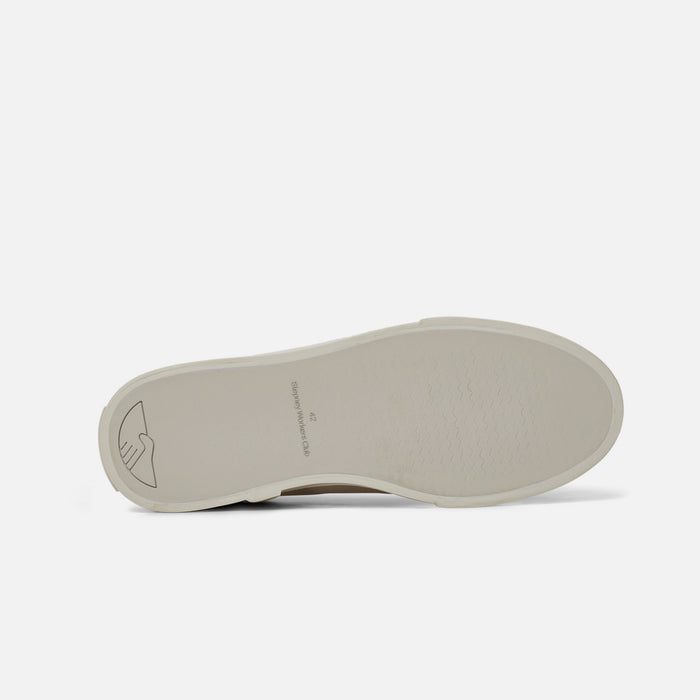 Suede Dellow in grey from Stepney Workers Club blues store www.bluesstore.co