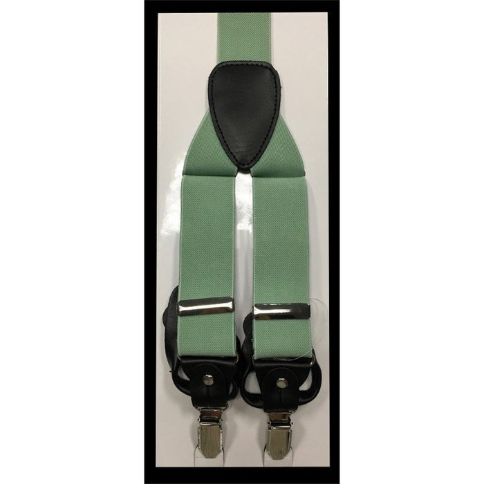 Men's teal suspenders - KCT Menswear