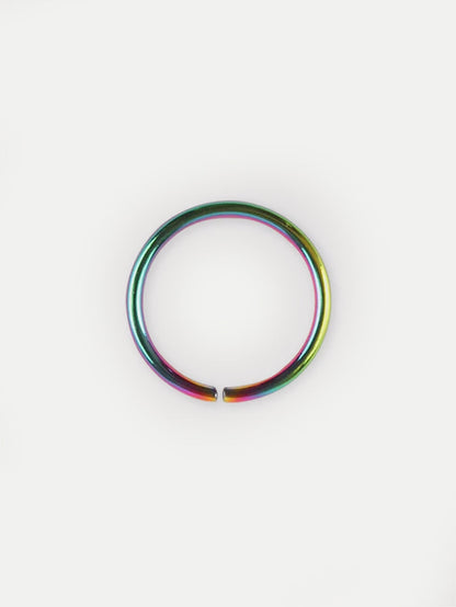 Titanium Plated Split Ring 18G | Rainbow-Image 2