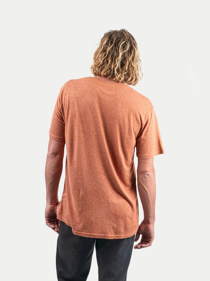 Unisex Organic Hemp Bamboo Tee | Clay-Image 5