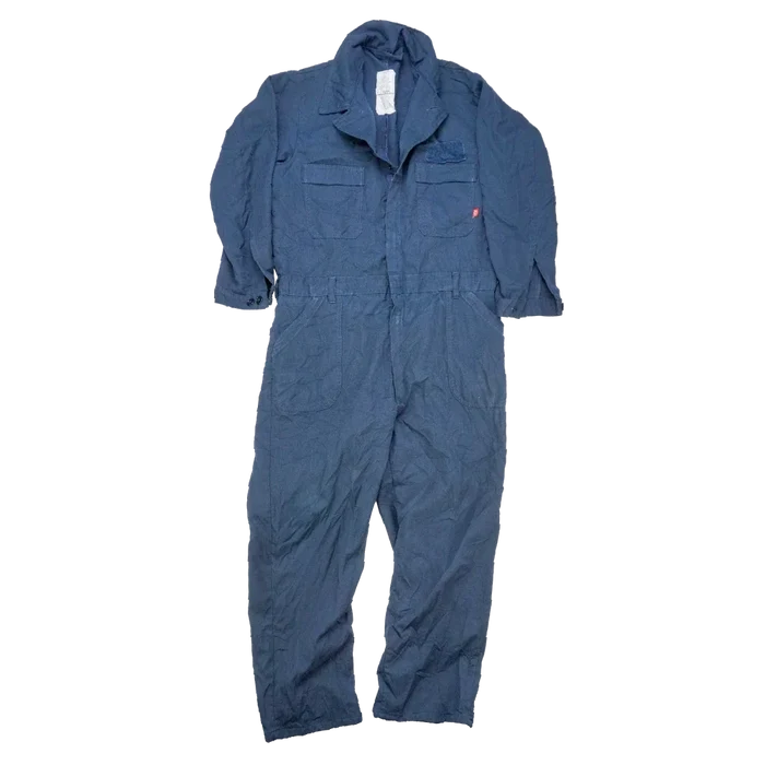 US Navy Blue Utility Coveralls - 48R, XLarge - US Navy Surplus - Overalls