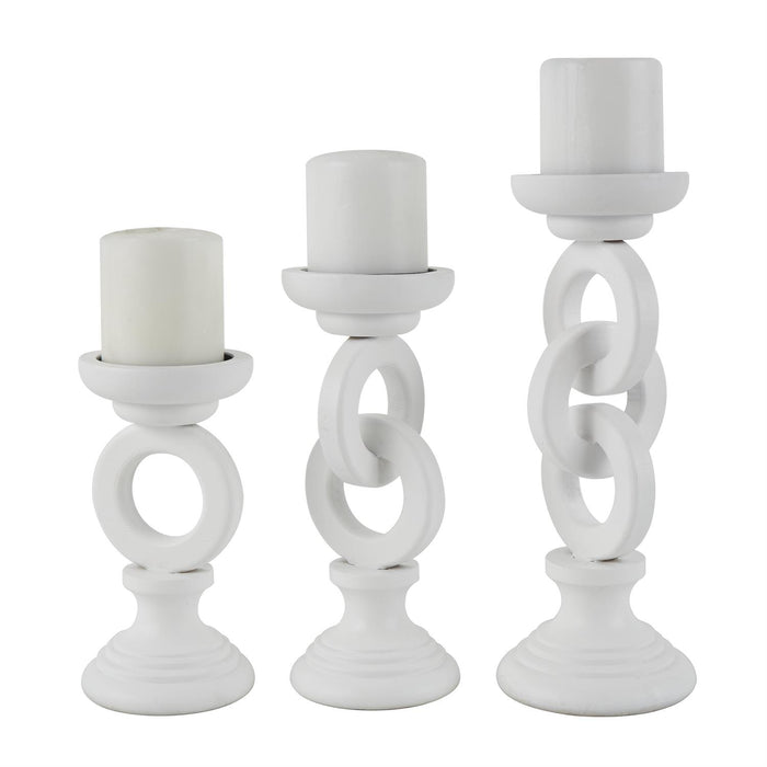 Wooden Chain Candle Holders